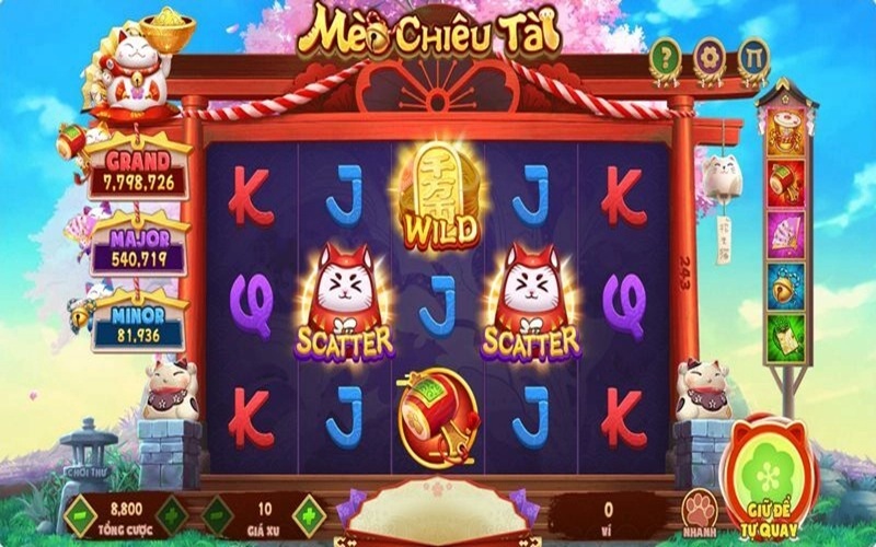 Mèo chiêu tài game
